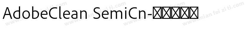 AdobeClean SemiCn字体转换